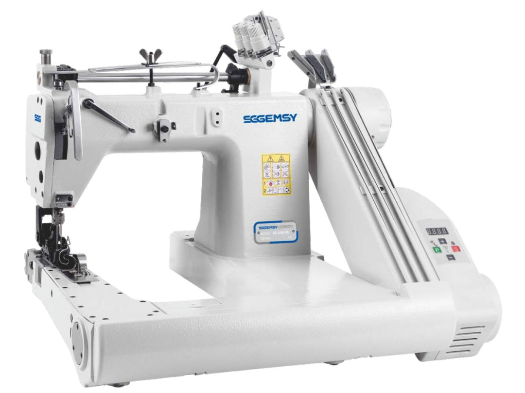 928D-PL Gemsy Three Needle Feed Off The Arm Direct Drive Puller
